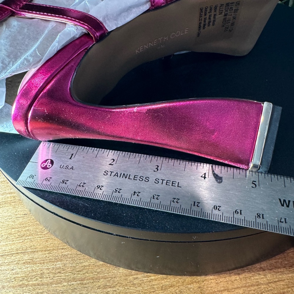 NIB Kenneth Cole NY Women’s Allen Platform Hot Pink Sz 9 - Picture 7 of 7